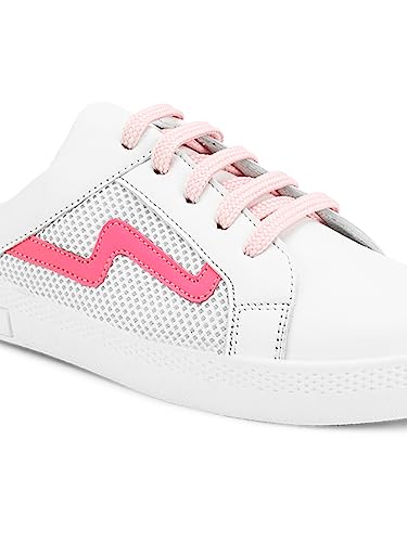 Image of Longwalk White Casual Shoes Sneakers for Women(W-4029)