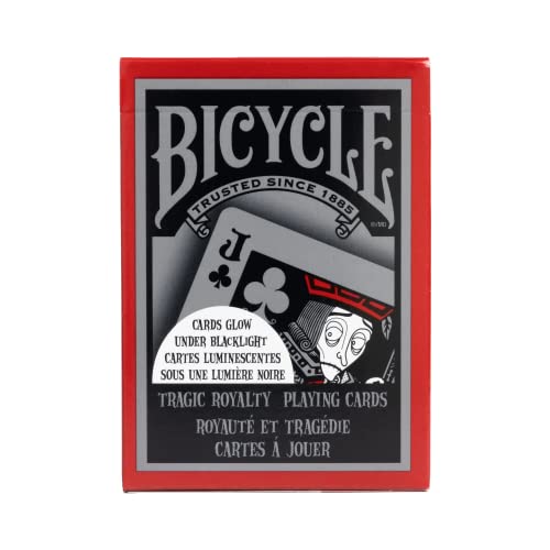 Bicycle Tragic Royalty Playing Cards,Black/Red #TOP7