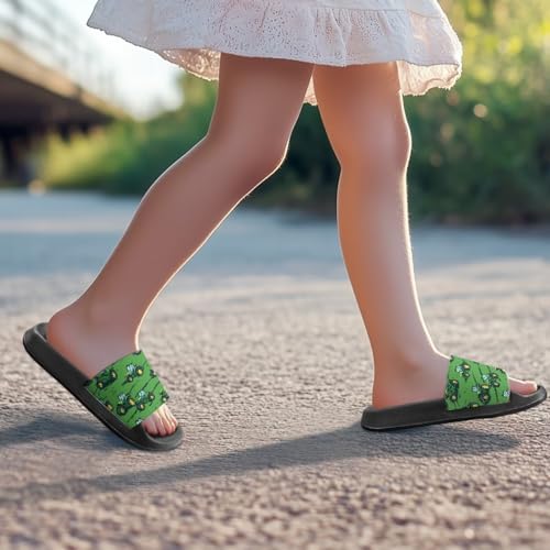 Howilath Flame Pattern Kids Slide Sandal Pillow Cloud Slipper Boys Summer Open-Toe Sandals for Indoor Outdoor4