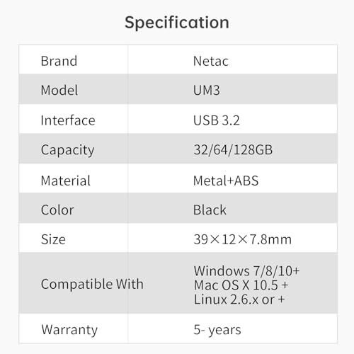 Netac USB Flash Drive 64GB thumbnail 2