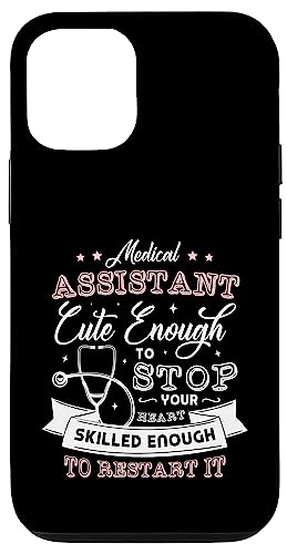 Medical assistant cute enough to Gifts for a Nurse CNA Gift Case for iPhone 12/12 Pro