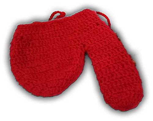 GO Tallywhacker Toaster - Knit Warmer - Winter Weather Gear for Men - Red - Hand Knitted Crochete Sweater4