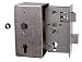 Produktbild Alberts 413460 Schlosskasten | mit verzinktem Schloss | Stahl | Dornmaß 55 mm | 185 x 90 x 40 mm