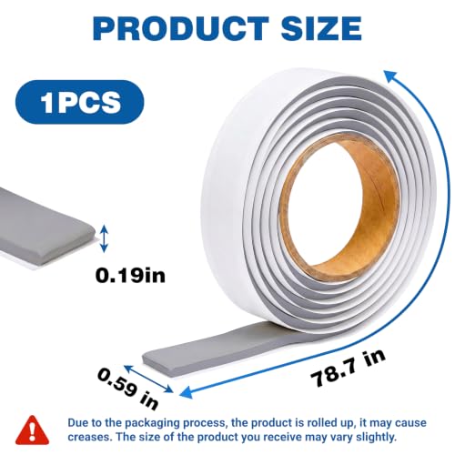 Image of U0U Gery Moldable Silicone Putty,5mm Waterproof Multi Purpose Butyl Seal Putty Tape,Plumbers Duct Seal Putty for Sink Drain Gap Wall Repair