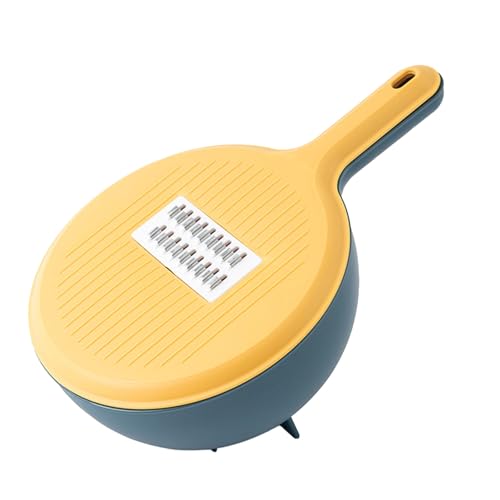 ZPSHYD Rallador de verduras multifuncional, cortador de patatas grueso ajustable para cocina, rallador de queso fácil de usar, cortador de verduras, fácil de usar, diseño versátil