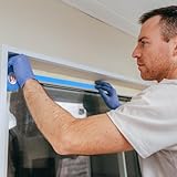 Fyguard 5 Rolls Blue Painters Tape, 24mm x 50m Masking Tape for Painting Painters Tape DIY Crafts Tape Blue Tape Heat-Resistant UV-Resistant for Painting Work, Renovations, Edge Treatment - Image 6