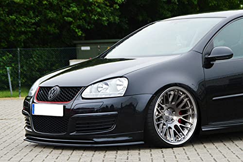 Spoiler Golf 5 GTI jupe avant lame de pare-choc 2003-2009 noir