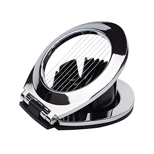 wjtygzhl Edelstahl Eierschneider 2-in-1 Schneidkeile Käse Obst Eier Slicing Küchenwerkzeug Cover