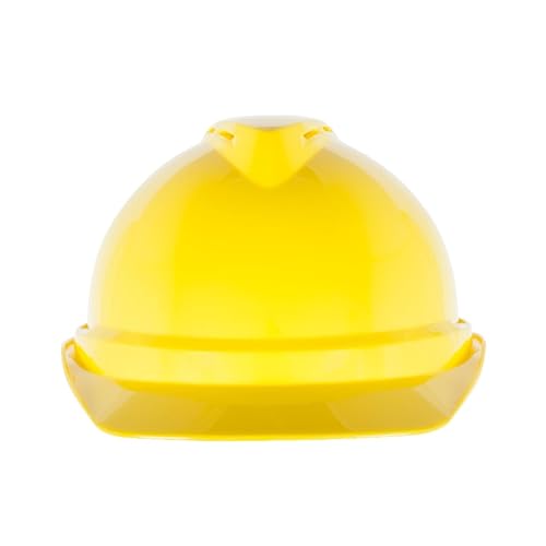 Miniatura 4 de MSA 10034018 V-Gard 500 Gorra de seguridad estilo tapa con suspensión de trinquete Fas-Trac III  Carcasa de polietileno protección superior contra