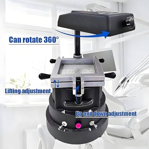Efficiency Dental Vacuum Forming Machine, Lab Vacuum Chambers, 1200W High Power Dental Presses, for Orthodontic Laboratory Equipment and Dental Molding — 사진 5
