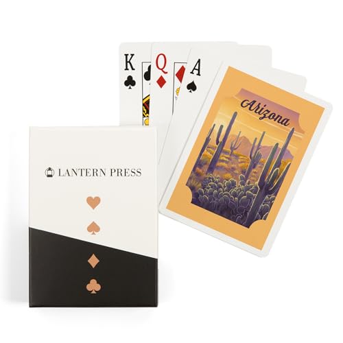 Lantern Press Arizona Naipes Póker 52 Cartas Adultos