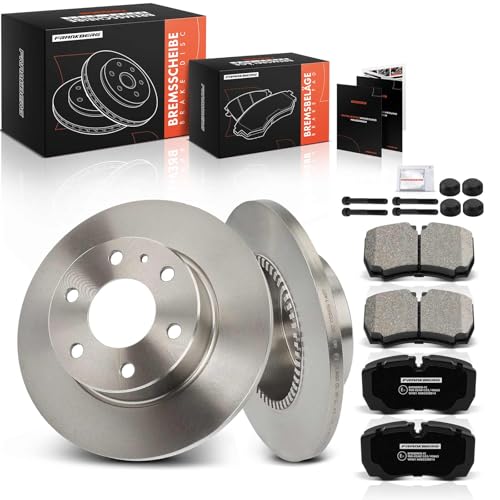 Image of Frankberg Brake Kit incl. 2x Brake Disc + 4x Brake Pad Rear Compatible with Daily VI Box Daily IV Platform/Chassis Replace# 42470841, 42561101