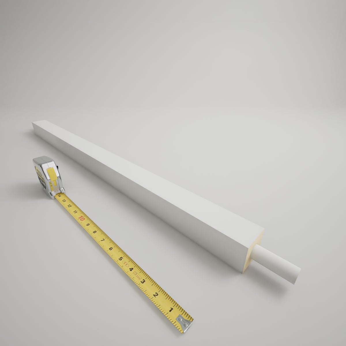 Endurathane 500 Series Square Baluster: 1 3/4"W x 32"H (5 5/8" On Center Spacing for 4" Sphere Code), Factory Primed Polyurethane