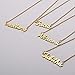 Yiyang Christmas Necklaces for Women Personalized Name Necklace 14K Gold Plated Stainless Steel Graduation Jewelry for Women Dana