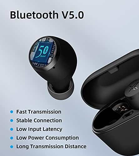 Edifier X3 Mini Wireless Earbuds - Qualcomm® aptX -CVC 8.0 Noise Cancelling Earphones - Bluetooth 5.0-24H Playtime - IP55 Waterproof -Deep Bass for Sport-Black