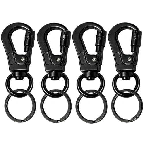 YANTHKEY Metal Keychain Keyring Clip Holder Organizer for Home & Car Keys