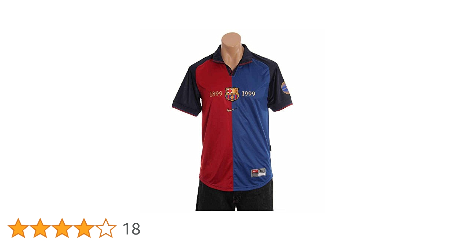 Amazon | 1999 Barcelona Centennial Home Shirt (Abelardo 5