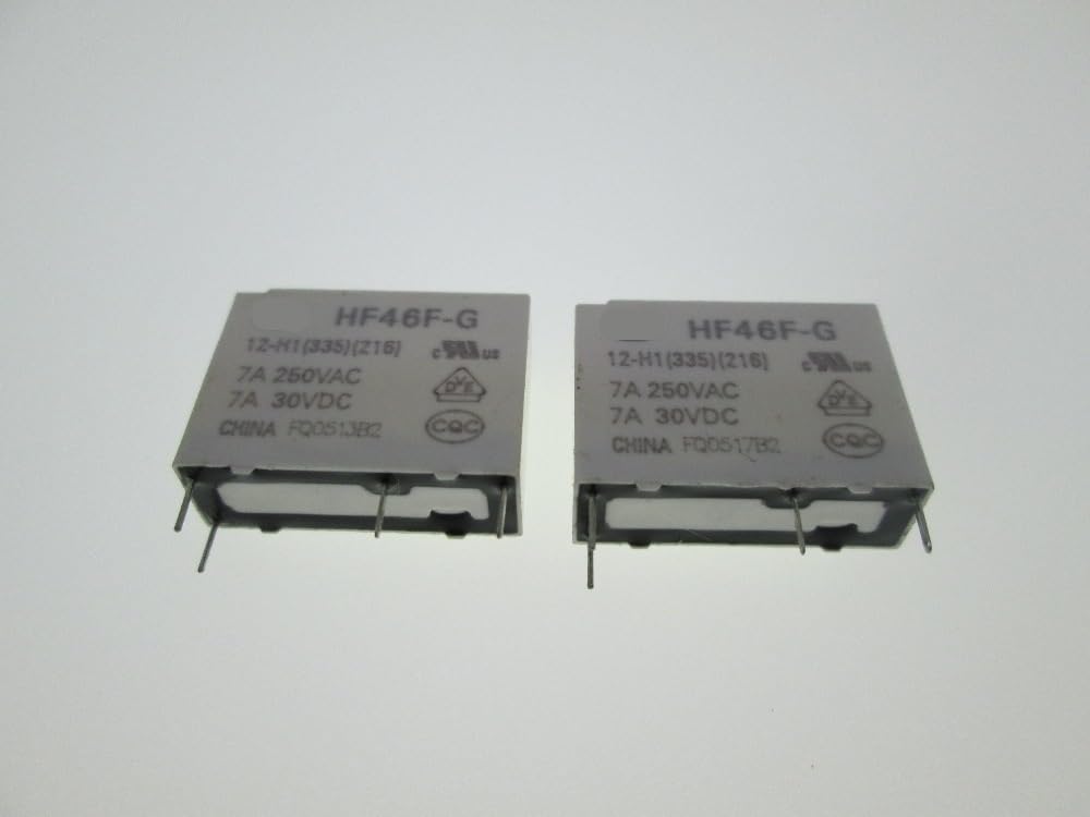Relais HF46F-G-12-H1 12V CC composant pour circuit électronique lot de 50 pièces