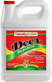 I Must Garden Deer Repellent: Spice Scent Deer Spray for Gardens & Plants