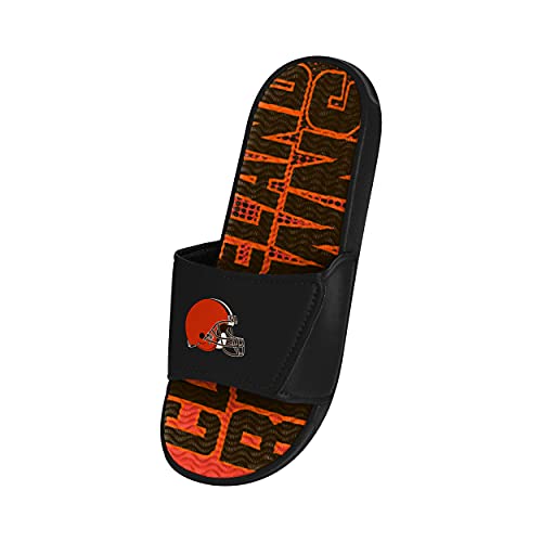 Image of FOCO New Orleans Saints NFL Mens Gradient Wordmark Gel Slide