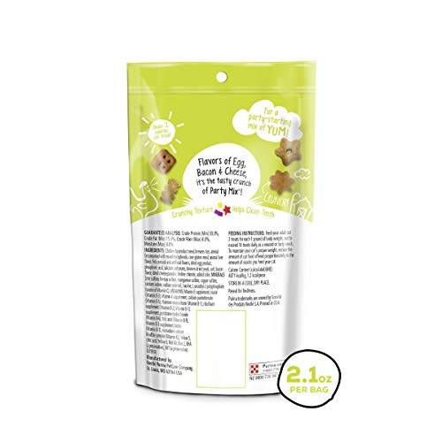Purina Friskies Made In Usa Facilities Cat Treats, Party Mix Crunch Morning Munch - (10) 2.1 Oz. Pouches #TOP7