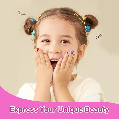 Kids Spa Kit for Girls, Foot Spa Day Kit for Girls, Girl Stuff for Manicures Pedicure, Nail Art Salon Kit Christmas Birthday Gift for 6 7 8 9 10-12 Years Old Girl by Yoloflix - Image 6