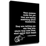 Anthony Bourdain Quotes Poster Canvas Painting Print Wall Art Modern Classroom Kitchen Man and Woman Gift Framed and No Framed (08x12inch-No Framed)