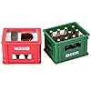 Flesopener Bierkrat met Magneet Assorti