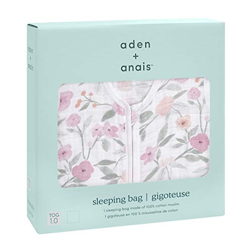Image of aden + anais Baby Sleeping Bag, Wearable Swaddle Blanket for Girls & Boys, Newborn Sleep Sack, Breathable & Lightweight