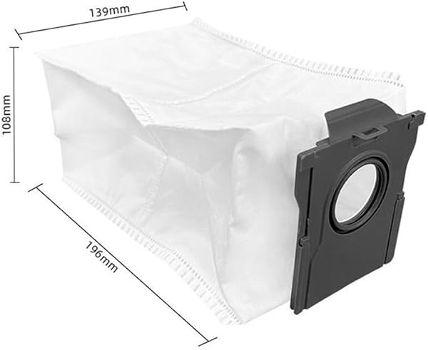 Bolsas de polvo de repuesto para Conga para X50 X70 X100 para JONR X1 MAX, 3.5L de vacío automático, filtro fundido (4 unidades) - 4