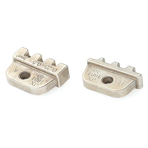 SENRISE Mand�bulas de molde 28-18AWG 0.1-1.0mm de mand�bula de crimpadora aislada desnuda terminal para alicates de crimpado