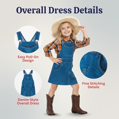 Disfraz completo de granjera para niñas talla T4 miniatura 3