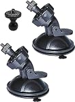 Dash Cam Mount Compatible with CHORTAU Apexcam Dash cam, Suction Cup Easy to Install and Use, Replacement Strong Suction Power Hight Durability and Removeable 2 Pcs