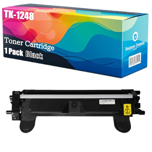 High Yield TK-1248 1T02Y80NL0 Toner Cartridge Compatible for Kyocera ECOSYS MA2001w PA2001 PA2001w Printer, Unleash High-Definition Printing, Achieving 1500 Pages(Black)