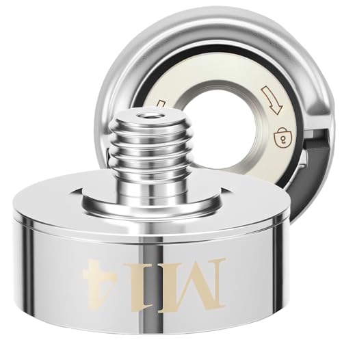 WhSunVo Angle Grinder Adapter Kit 304 Stainless Steel Grinder Lock to 5/8 inch-11 Thread Adapter with Flange Nut Grinder Lock to M14 Thread Adapter for 5/8 Inch-11 Or M14 Thread XLOCK Angle Grinder