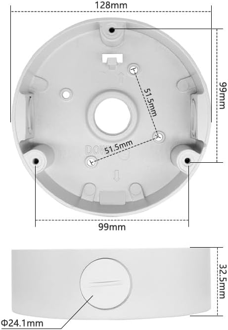 Anpviz JB35X Junction Box Dimensions Diagram