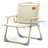 DRWG ラウンジチェア 折りたたみ式 キャンプチェア アウトドア 軽量 コンパクト 携帯便利 ひじ掛け付き カップホルダー付 ポータブル ローチェア 多機能チェア (52*43*60cm,A1)