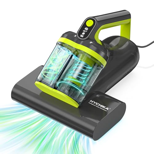 Mattress Vacuum Cleaner UV for Pet Hair,16kPa Power Suction UV Bed Vacuum Cleaner,140°F Heated Function,Ultrasonic High Tapping,HEPA Filter,Bed Vacuum for Sofa, Couch, Crib(Corded,4.5Amp)