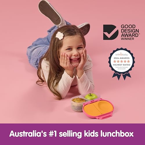 Image of b.box Snack Box, Snack Containers for Kids, Kids Lunch Box, Toddler Snacks