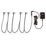 ChromaCast 5 Plug Daisy Chain Cable for Effects Pedals & 9V AC Power Adapter (CC-DC5-KIT)