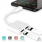 ✅『 4-in-1-Dual-Splitter-Adapter für iPhone 』: Dieser Anschluss bietet zwei Anschlüsse, sodass Sie Ihr iPhone aufladen und gleichzeitig Ihre Lieblingsmusik / -videos / -filme genießen können.