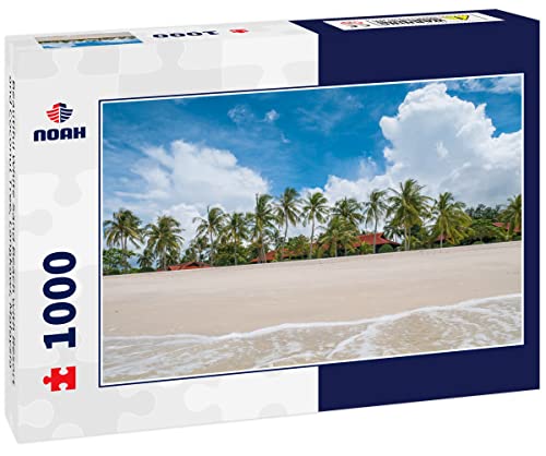 Noah Jigsaw Puzzle Beautiful White Sand Beach with Resort and Coconut Tree, Langkawi, Malaysia 1000 Pieces