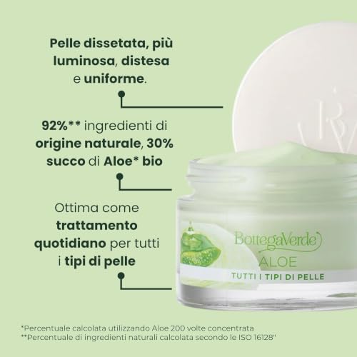 Bottega Verde Crema Viso Aloe 50 ml