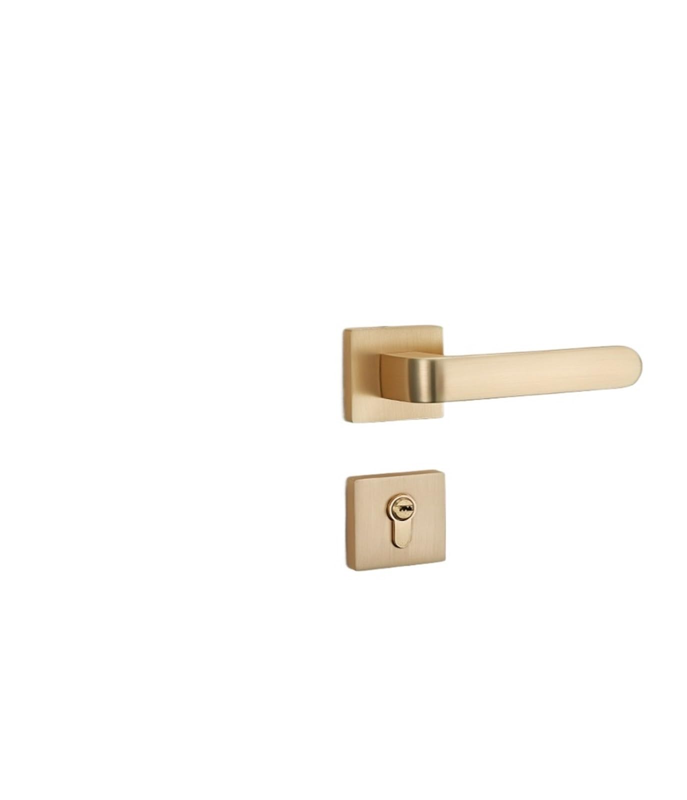 Kfvmvtdw One Color Zinc Alloy Mechanical Lock Simple Silent Solid Wood Door Indoor