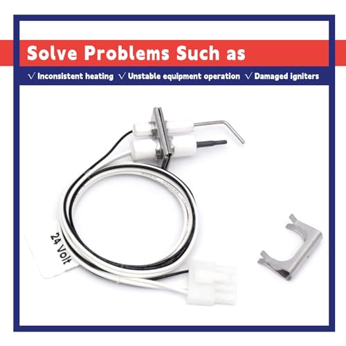 Q3400A1024/U Igniters Flame Rod Assembly Replacement for Honeywell Q3450 Q3480 Q3620 R42640-001, Upgraded Flame Rod Sensor Igniters 24V Silcon Nitride Ignitors for SV9500M Valve by Dusledel - Image 5