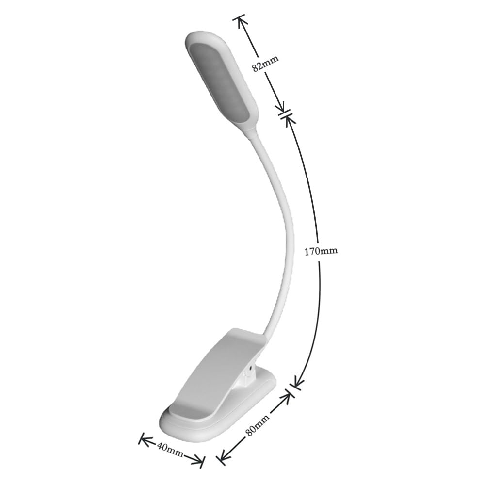 Jemora Luz de partitura Musical Lámpara de Escritorio LED con Abrazadera Luz de Atril Profesional Temperatura de Doble Color 3 Fuentes de luz Protección para los Ojos Batería Recargable USB de Gran