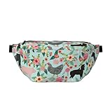 Fermeture éclair double et simple : la poche extérieure utilise deux fermetures éclair (pour un accès facile), tandis que la poche intérieure a une seule fermeture éclair (pour un rangement sécurisé), ce sac à bandoulière imprimé animal de ferme pour homme équilibre commodité et sécurité.