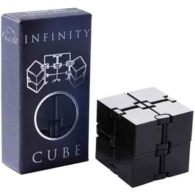 Infinity Cube Sensory Fidget Toy, EDC Fidgeting Game for Kids and Adults, Cool Mini Gadget Best for Calming and Stress Relief and Kill Time, Autism Toys Dementia Gift Stocking Stuffers