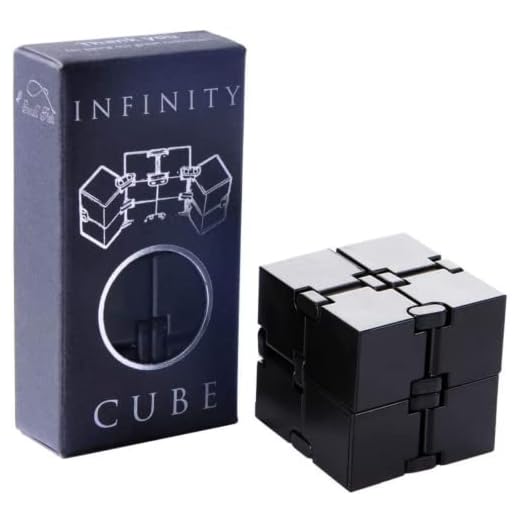 Infinity Cube Fidget Toy, Sensory Tool EDC Fidgeting Game for Kids and Adults, Cool Mini Gadget Best for Stress and Anxiety Relief and Kill Time, Unique Idea That is Light on The Fingers and Hands