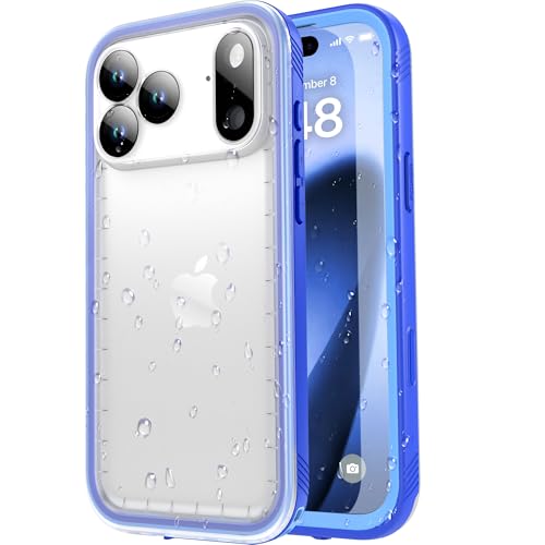SPORTLINK for iPhone 17 Pro Max Waterproof Case, Blue